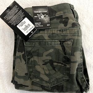 True Religion HALLE mid rise super skinny